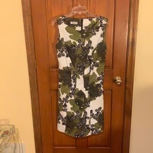 Dress Barn dress Olive, Black and White